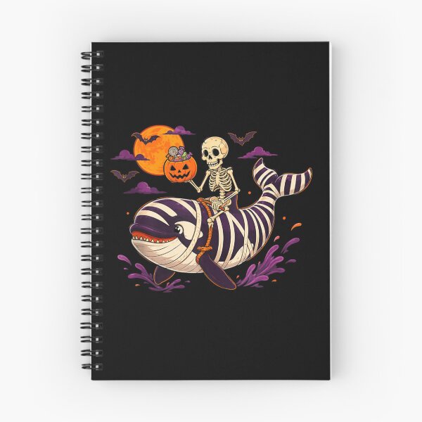 Item preview, Funny Skeleton Riding Mummy Orca Pumpkin Candy Halloween  designed and sold by LakenDraphil.