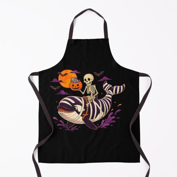 Item preview, Funny Skeleton Riding Mummy Orca Pumpkin Candy Halloween  designed and sold by LakenDraphil.