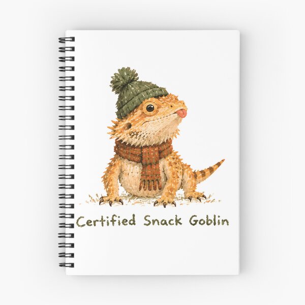 Item preview, Bearded Dragon Certified Snack Goblin, Funny Reptile Art designed and sold by Messybeardie1.