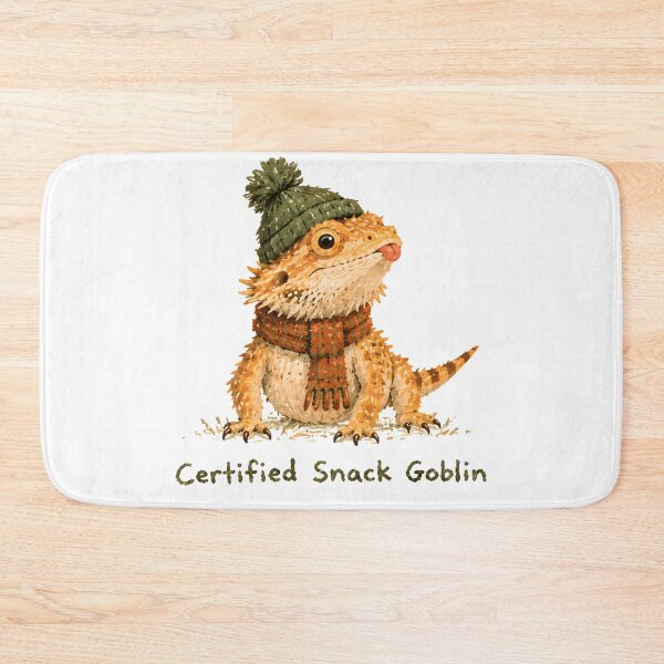 Item preview, Bearded Dragon Certified Snack Goblin, Funny Reptile Art designed and sold by Messybeardie1.