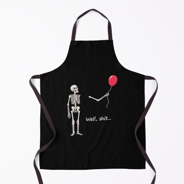 Item preview, Skeleton Lost Balloon Well Shit Funny Saying Quote Men Women designed and sold by Dmo3HarkoArt.