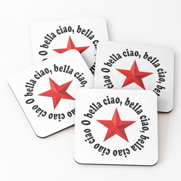 Item preview, Bella Ciao Red Star Italian Resistance designed and sold by GorArt1.