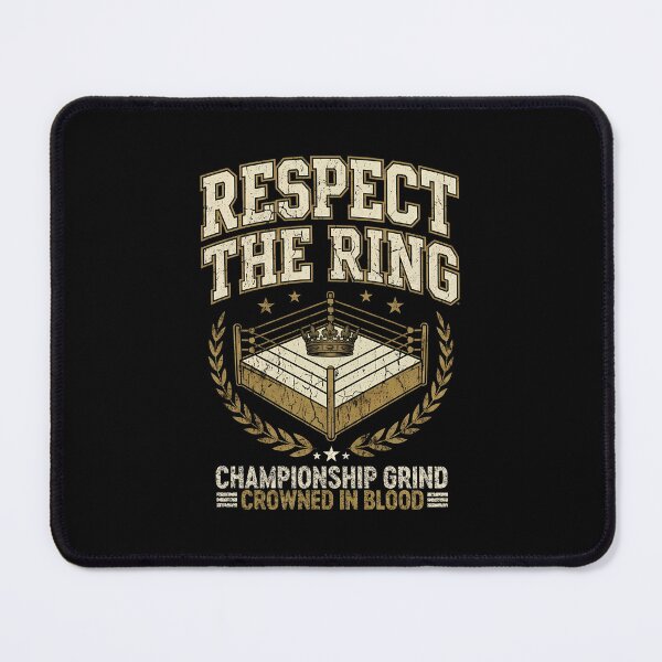 Item preview, Respect the Ring - Championship Grind - Crowned in Blood - Vintage Wrestling designed and sold by Wrestee.