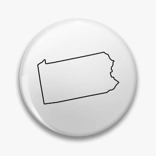 Item preview, Pennsylvania Shape Outline PA designed and sold by shitpostee.