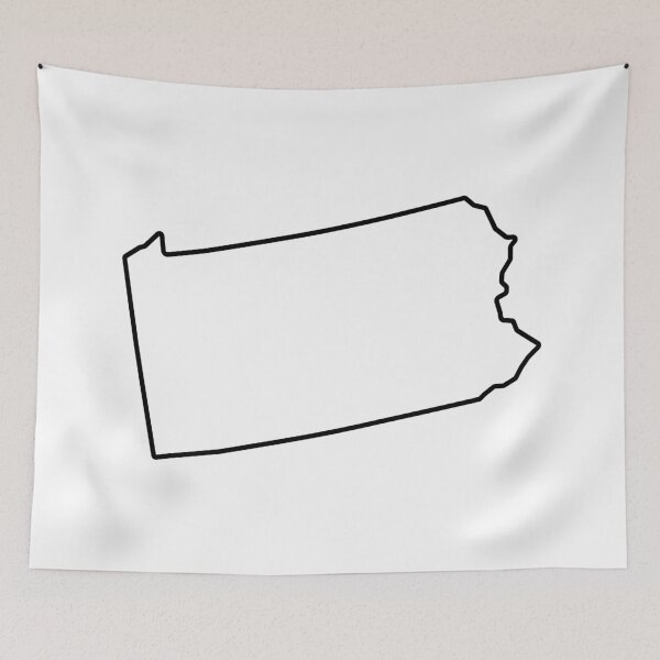 Item preview, Pennsylvania Shape Outline PA designed and sold by shitpostee.