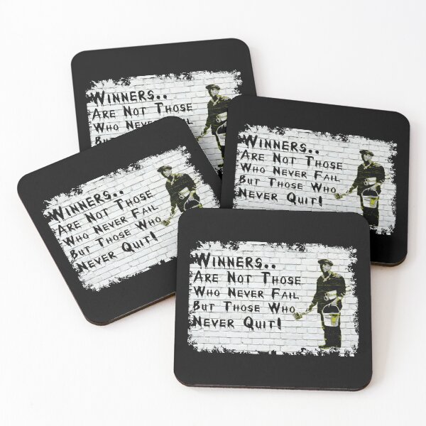 Item preview, Banksy Winners Are Not Those Who Never Fail Graffiti Street Art designed and sold by SampleRoulette.