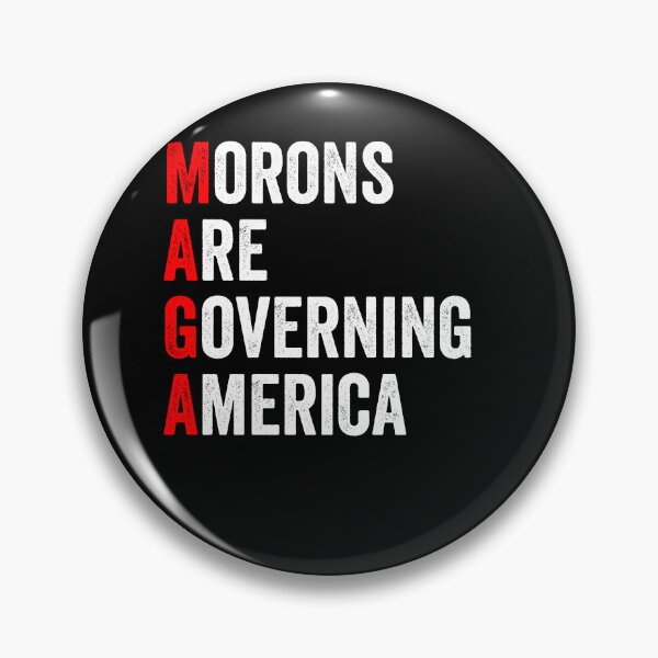 Item preview, Morons Are Governing America - Funny Political Saying designed and sold by crenaviolena.