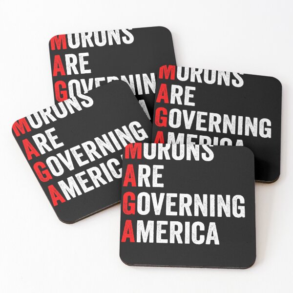 Item preview, Morons Are Governing America - Funny Political Saying designed and sold by crenaviolena.