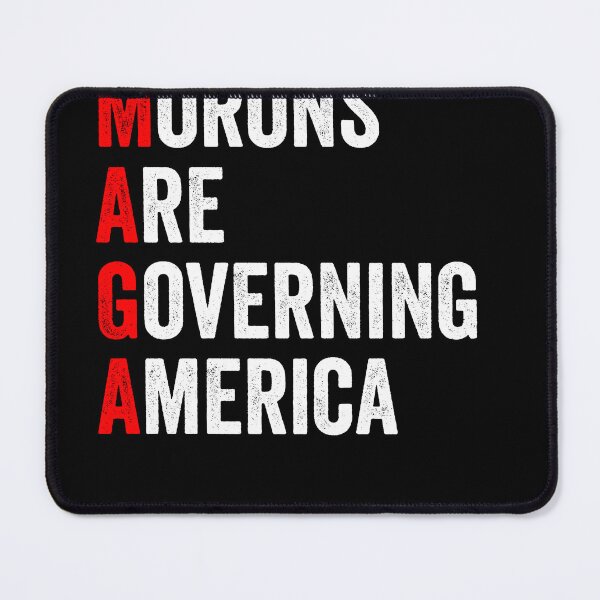 Item preview, Morons Are Governing America - Funny Political Saying designed and sold by crenaviolena.