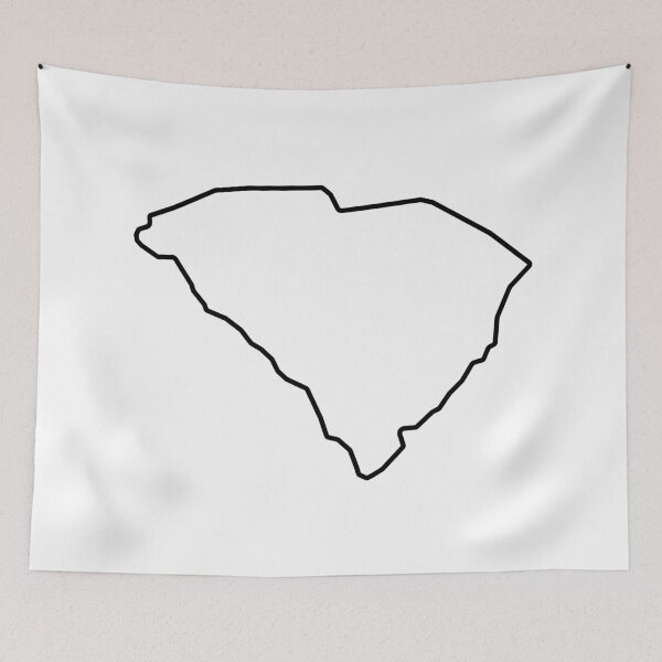 Item preview, South Carolina Shape Outline SC designed and sold by shitpostee.
