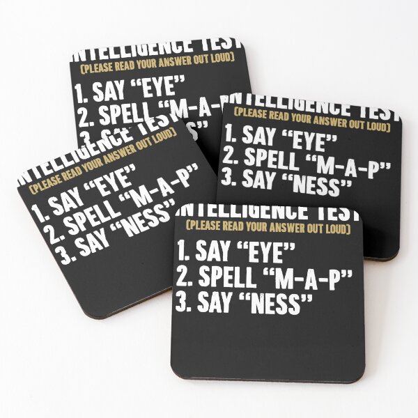 Item preview, Say Eye M A P Ness - Funny Intelligence Test Dad Joke designed and sold by crenaviolena.