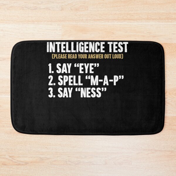 Item preview, Say Eye M A P Ness - Funny Intelligence Test Dad Joke designed and sold by crenaviolena.