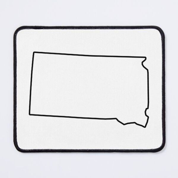 Item preview, South Dakota Shape Outline SD designed and sold by shitpostee.