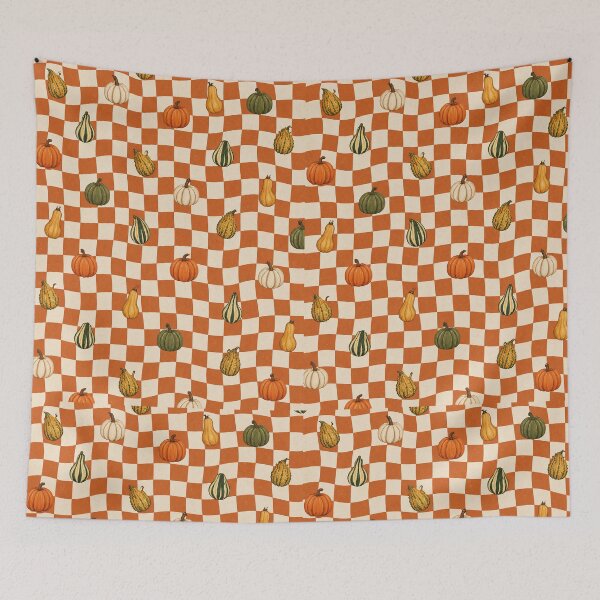 Item preview, Pumpkin Gingham designed and sold by BaShert.