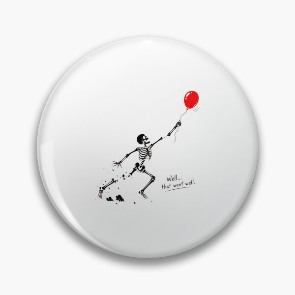 Item preview, Skeleton Lost Balloon Shirt, Well That Went Well Funny Halloween Tee designed and sold by OlyvieArt.