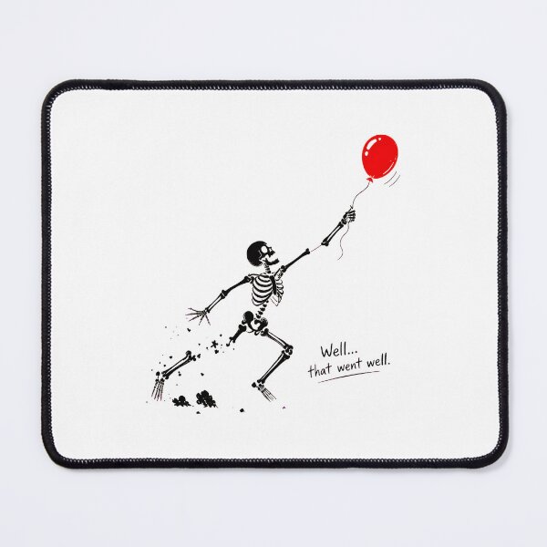 Item preview, Skeleton Lost Balloon Shirt, Well That Went Well Funny Halloween Tee designed and sold by OlyvieArt.