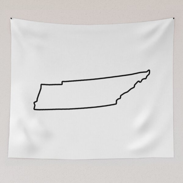 Item preview, Tennessee Shape Outline TN designed and sold by shitpostee.