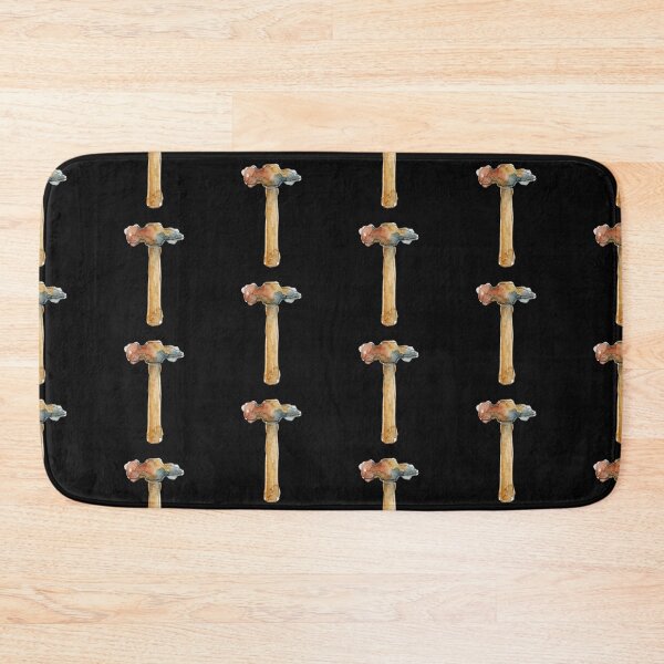Item preview, Vintage Watercolor Hammer Tool Art Design designed and sold by bvdesignart.