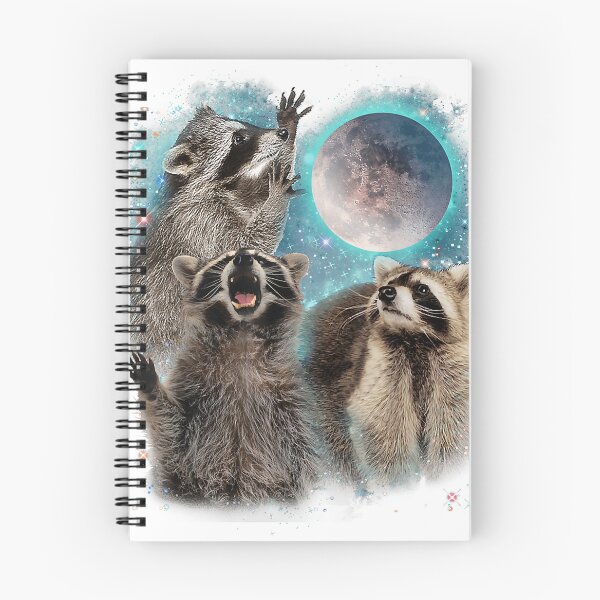 Item preview, Raccoon Funny Raccons Animal Head Meme 3 Wolfs Cute designed and sold by Setaraxia.