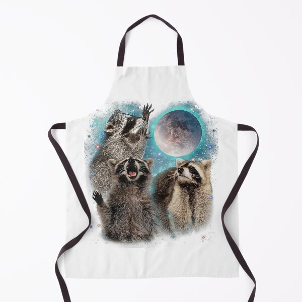 Item preview, Raccoon Funny Raccons Animal Head Meme 3 Wolfs Cute designed and sold by Setaraxia.