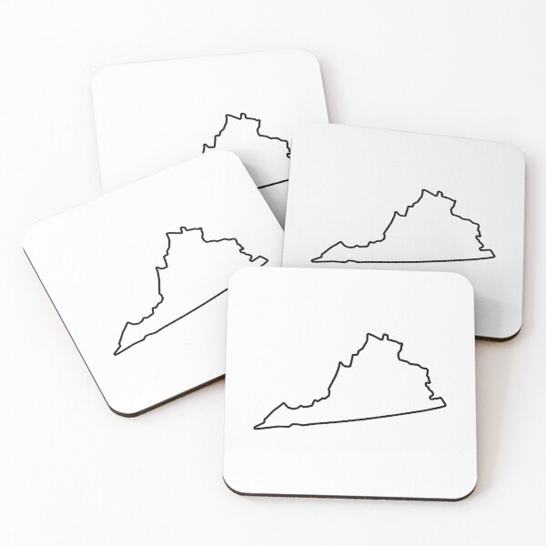 Item preview, Virginia Shape Outline VA designed and sold by shitpostee.