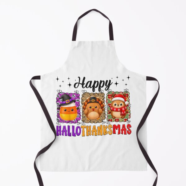 Item preview, Happy Hallothanksmas Cute Halloween Thanksgiving Christmas designed and sold by Aladino Tamayo.
