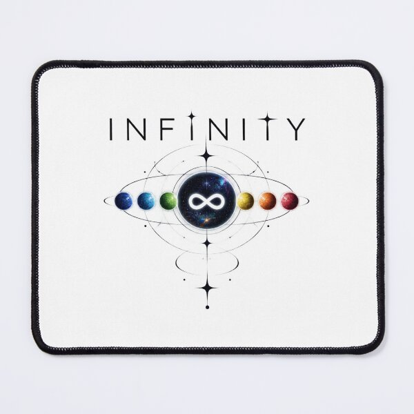 Item preview, Minimalist White Infinity Symbol Clean Design designed and sold by sariballi132.