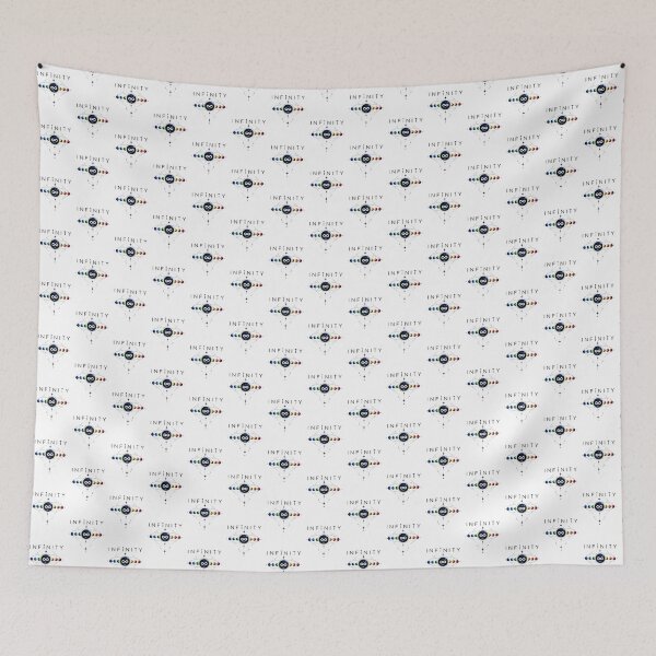 Item preview, Minimalist White Infinity Symbol Clean Design designed and sold by sariballi132.