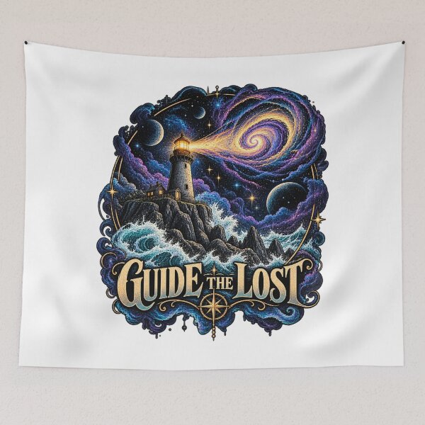 Item preview, Cosmic Lighthouse designed and sold by CleanLine Studio.