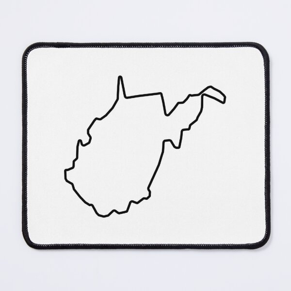 Item preview, West Virginia Shape Outline WV designed and sold by shitpostee.