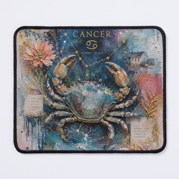 Item preview, Cancer Painting – Zodiac Crab Astrology Artwork designed and sold by GalleryKauffeld.