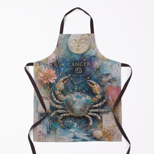 Item preview, Cancer Painting – Zodiac Crab Astrology Artwork designed and sold by GalleryKauffeld.