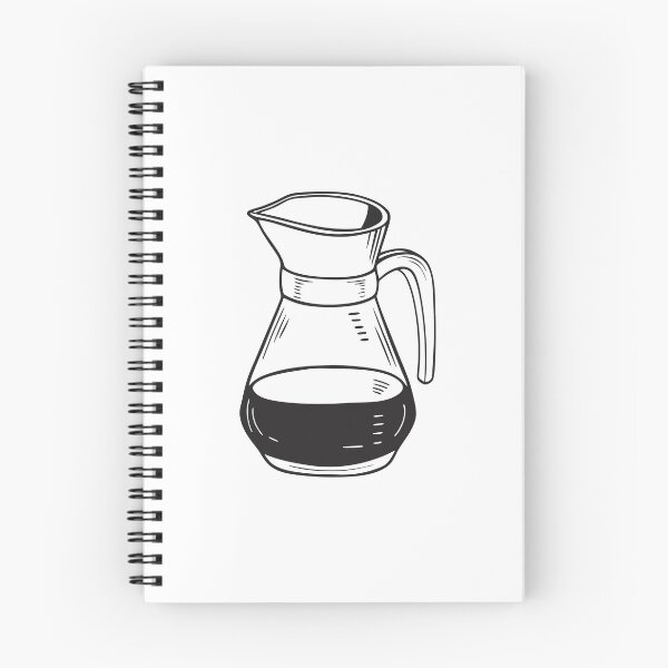 Item preview, Filter Coffee Pot Natural 1 Line Art Gift designed and sold by OneLine Studio.