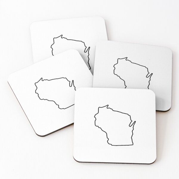 Item preview, Wisconsin Shape Outline WI designed and sold by shitpostee.