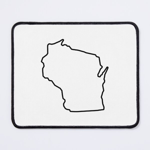 Item preview, Wisconsin Shape Outline WI designed and sold by shitpostee.