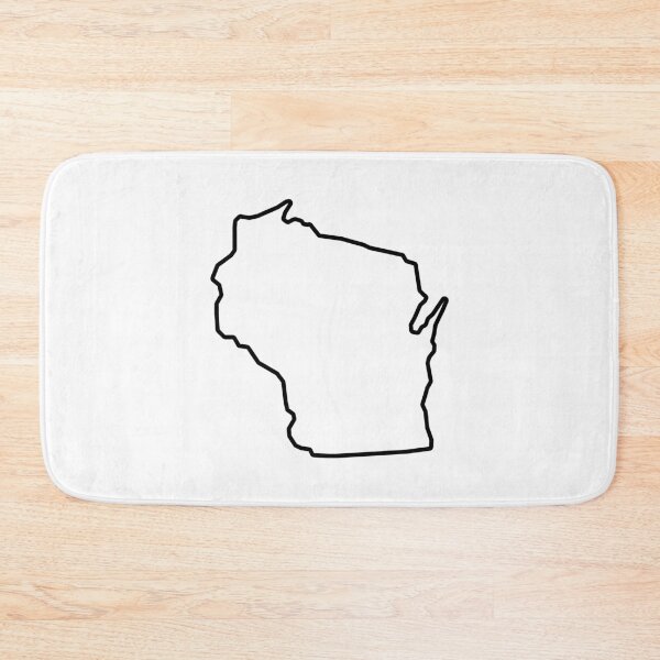 Item preview, Wisconsin Shape Outline WI designed and sold by shitpostee.