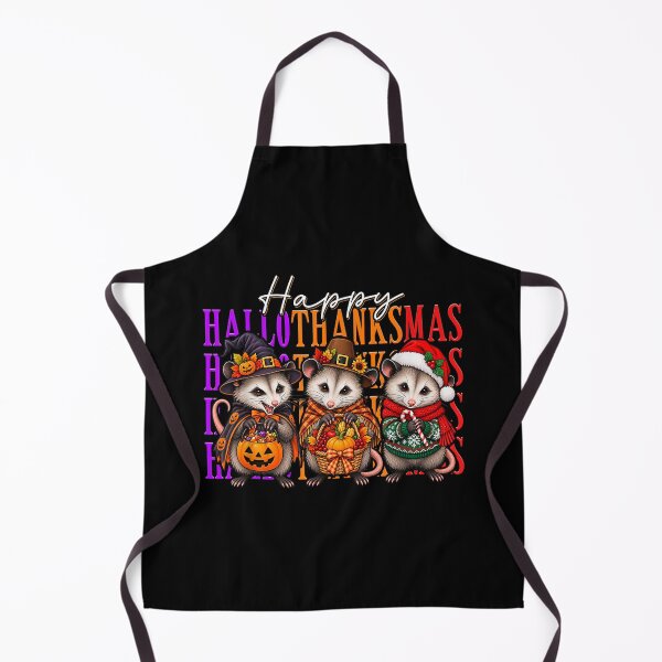 Item preview, Happy Hallothanksmas Possum Halloween Thanksgiving Christmas designed and sold by Aladino Tamayo.