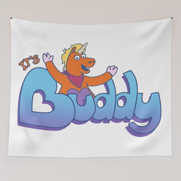 Item preview, Vintage Buddy Movie Unicorn designed and sold by Geraldineromero.