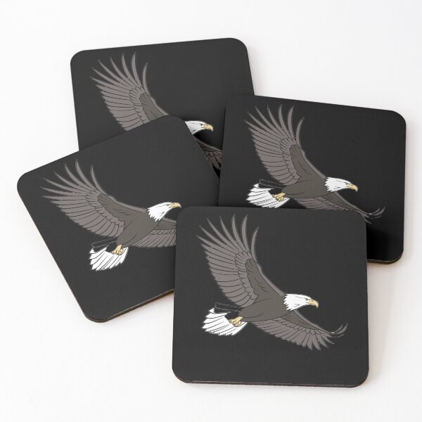 Item preview, Classic Patriotic American Bald Eagle Vector Graphic Art designed and sold by Azmatdesigner.