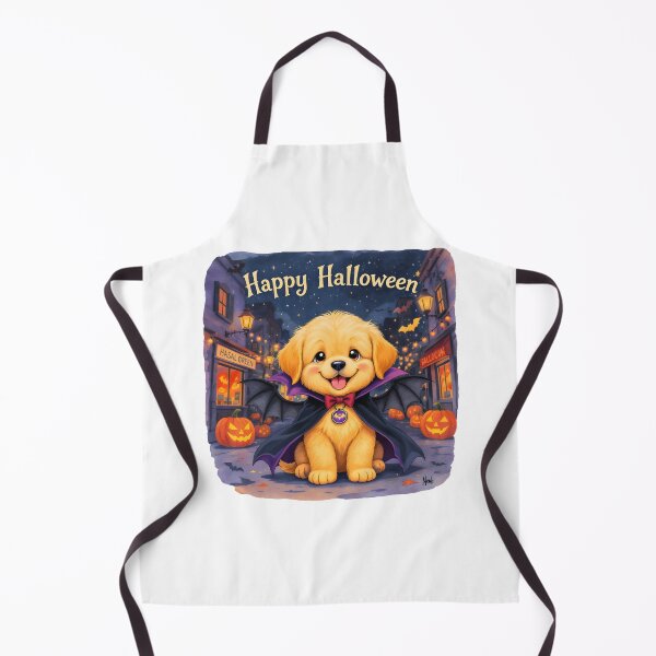 Item preview, Cute Golden Retriever Dracula Art designed and sold by Kedspicedesign.