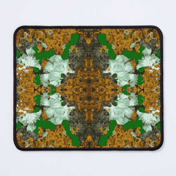 Item preview, Malachite Fluorite Mirrored Mineral Pattern designed and sold by ArtDesignTp.