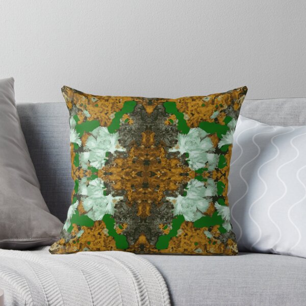 Item preview, Malachite Fluorite Mirrored Mineral Pattern designed and sold by ArtDesignTp.