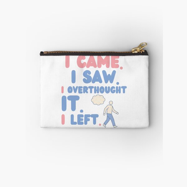 Item preview, Overthinking Anxiety Quote Sticker designed and sold by MindfulMischief.