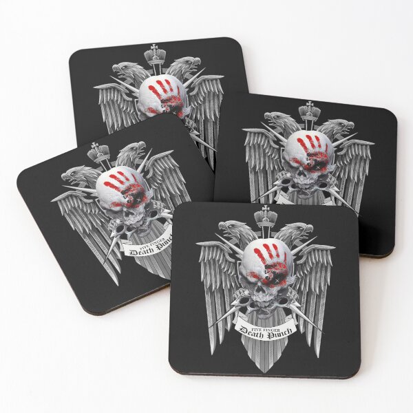 Item preview, Five Finger Death Punch Crest Skull Eagle designed and sold by ZacharyRussell2.