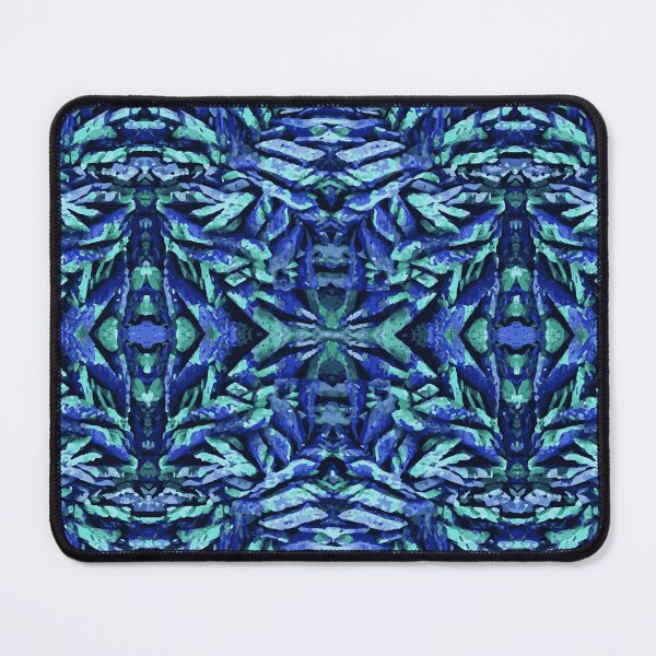 Item preview, azurite Blue Mineral Kaleidoscope Pattern designed and sold by ArtDesignTp.
