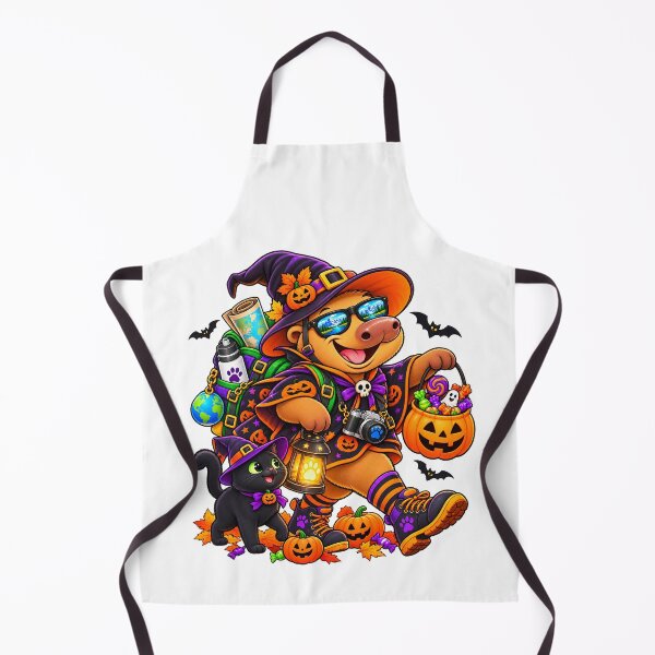Item preview, Cute Halloween Capybara – Trick or Travel Witch Adventure designed and sold by CapybaraTravels.