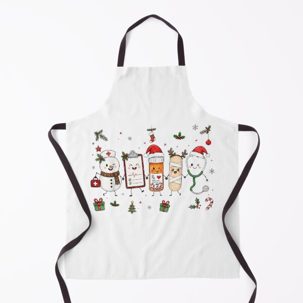 Item preview, Doodles Medical Characters Christmas Nurse Xmas Holiday designed and sold by Aladino Tamayo.