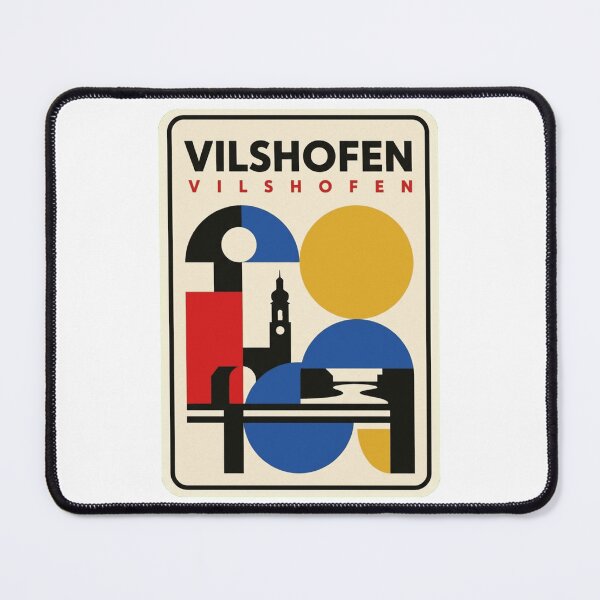 Item preview, Retro Vilshofen Bauhaus Geometric Skyline designed and sold by k3rstman1.