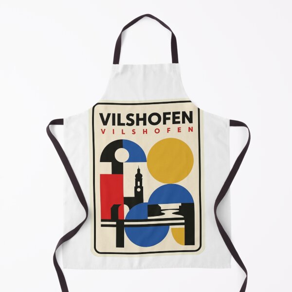 Item preview, Retro Vilshofen Bauhaus Geometric Skyline designed and sold by k3rstman1.