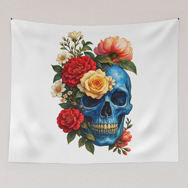 Item preview, The Blooming Skull designed and sold by Whatever Works.